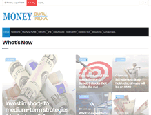 Tablet Screenshot of moneyguruindia.com